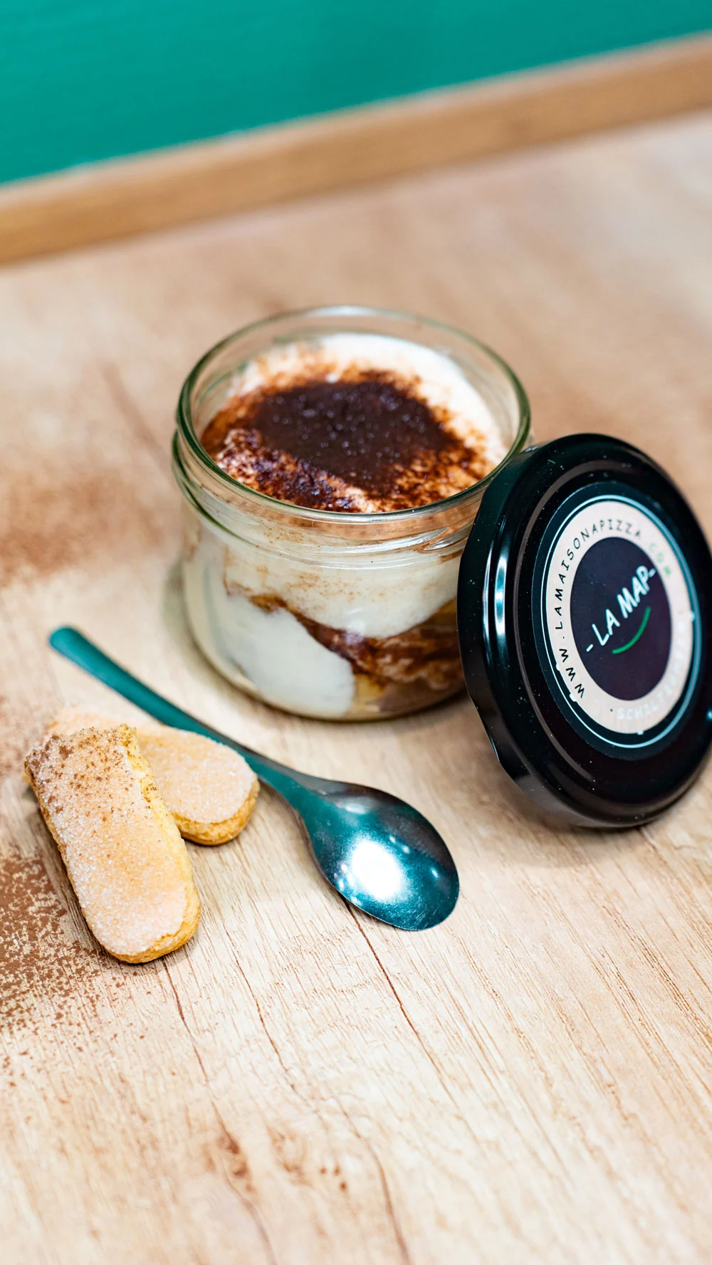 Pot de Tiramisu de la Maison à Pizza